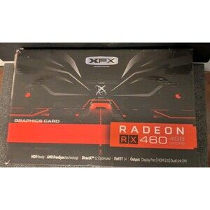 XFX AMD Radeon RX460 4GB 896SP GDDR5 PCI-E Graphics Video Card DP DVI HDMI